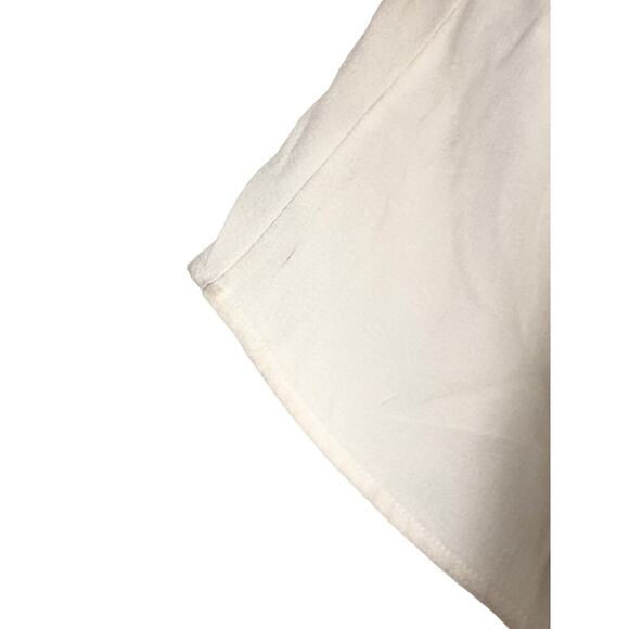 Charles Henry Dress Off The Shoulder Ruffle Overlay Mini Ivory White NWT XS - Picture 6 of 10